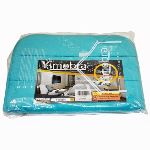 Yimobra Memory Foam Bath Mat Rug 24 x 17" Comfortable Soft Super Lake Blue - Picture 4 of 4